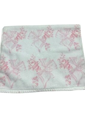 Love shack fancy 100% organic cotton thick decorative towel pink bow coquette